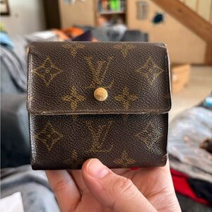 Louis Vuitton Brown and Gold Monogram Wallet